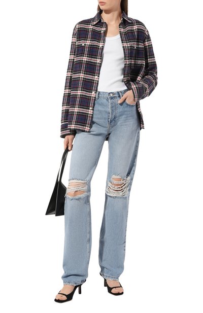 Джинсы MAINLESS голубого цвета по цене 31900 руб., арт. J23-02-11-BL, фото 2 Джинсы MAINLESS, арт. J23-02-11-BL, фото 2