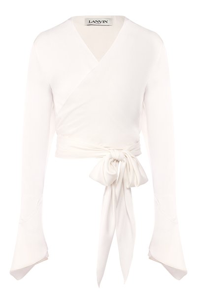 Женская атласная блузка LANVIN, арт. RW-T0680U-3950-E20