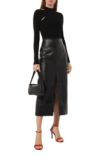 Пуловер из вискозы HUGO черного цвета по цене 17400 руб., арт. 50493758, фото 2 Пуловер из вискозы HUGO, арт. 50493758, фото 2