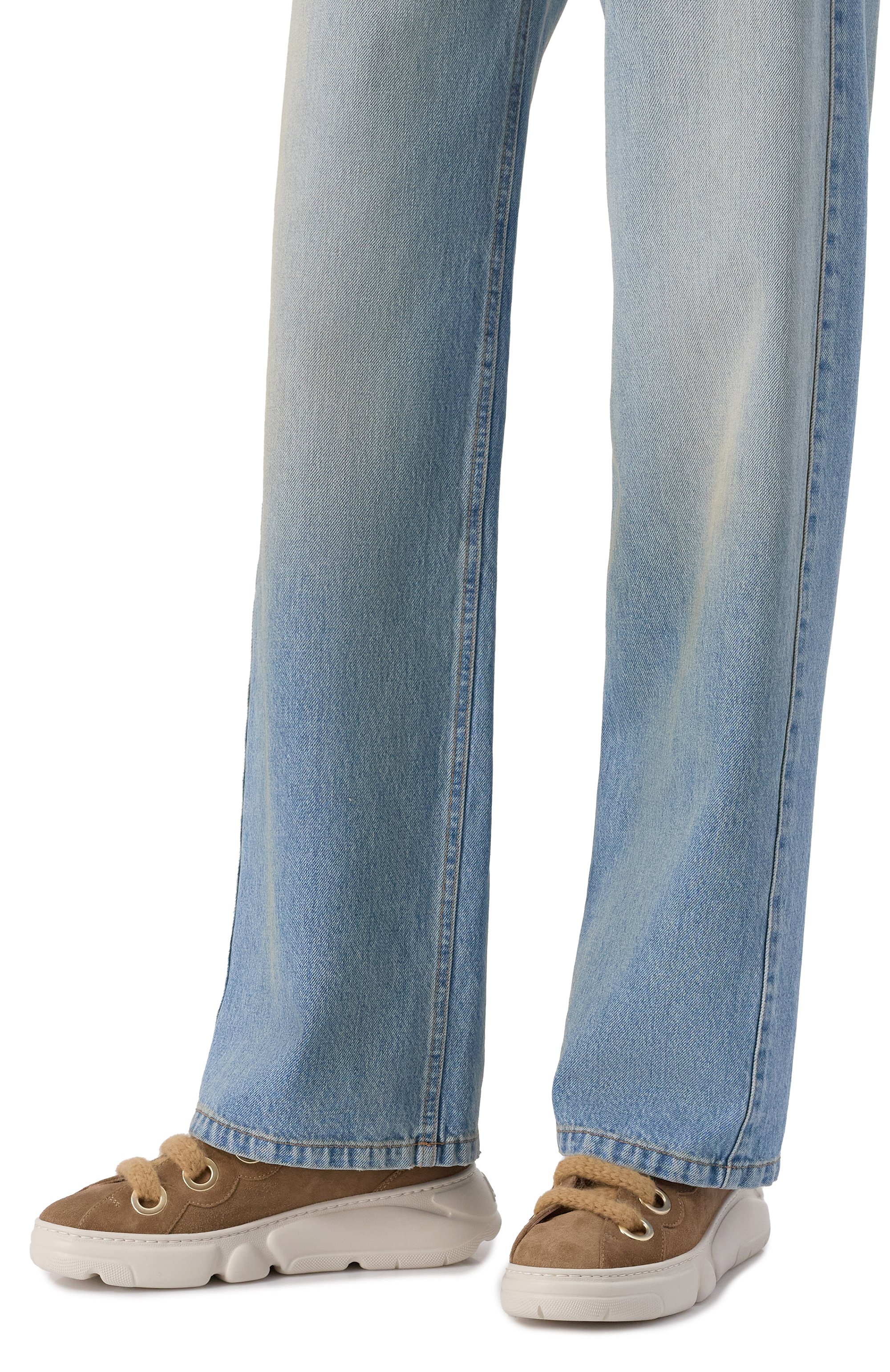 Замшевые кроссовки soft bubble AGL, арт. D938055PG/FERGU, фото 3