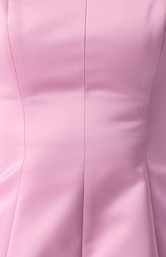 Женское атласное платье BLUMARINE розового цвета, арт. P522A586W | Фото 6 (Материал сплава: Простав�лено; Длина Ж (юбки, платья, шорты): Мини; Драгоценные камни: Проставлено; Случай: Коктейльный; Рукава: На бретелях; Женское Кросс-КТ: Платье-одежда; Стили: Минимализм; Материал внешний: Синтетический материал)