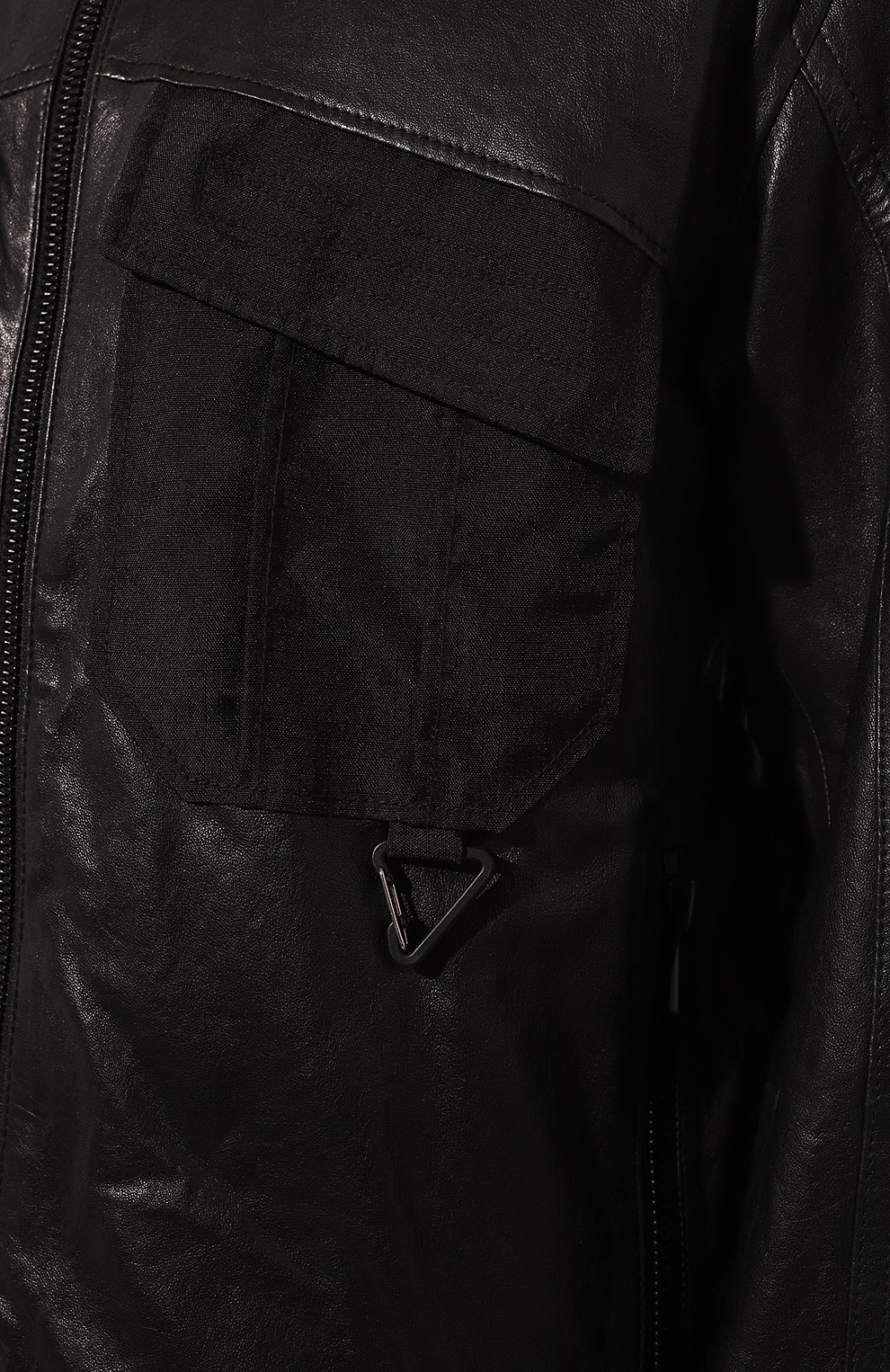 Кожаная куртка BOSS ORANGE, арт. 50485091, фото 5