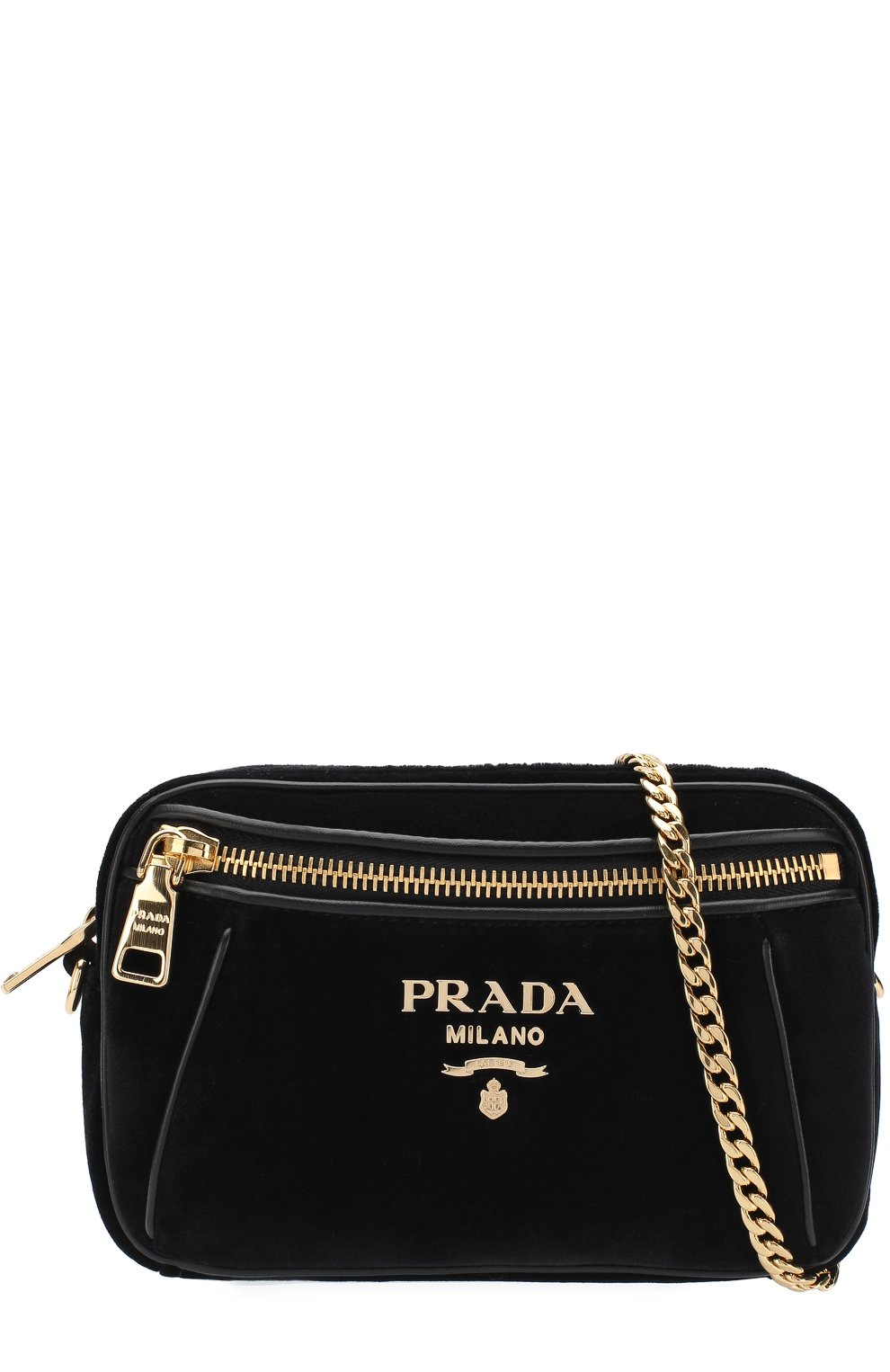 Сумка из вельвета PRADA, арт. 1BL006-68-F0002-OOO, фото 6
