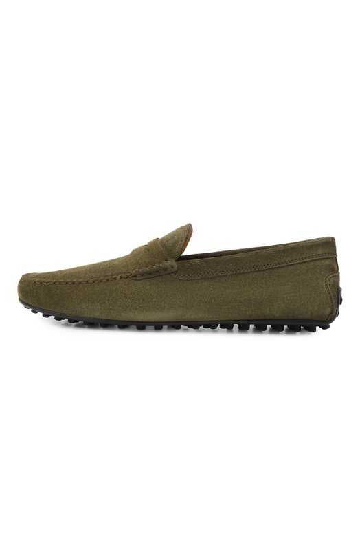Замшевые мокасины City Gommino Tod’s XXM42C00640RE0 Хаки  XXM42C00640RE0 Фото 4