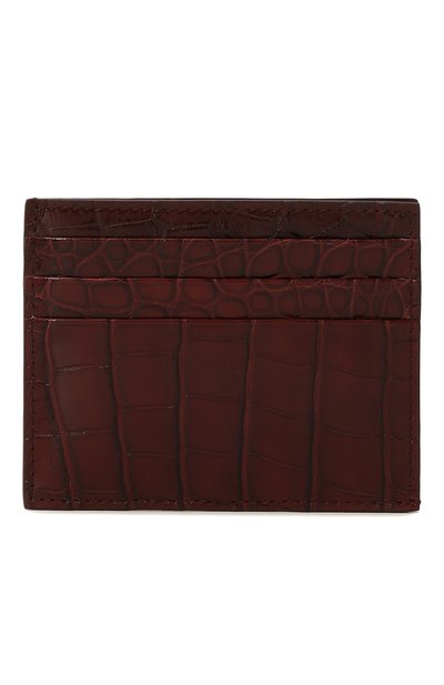 Мужской футляр для кредитных карт из кожи аллигатора PRADA, арт. 2MC223-ULC-F0383