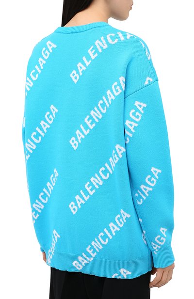 Свитер из хлопка и шерсти BALENCIAGA, арт. 625329/T3178, фото 4