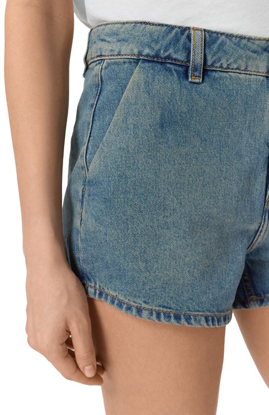 Джинсовые шорты Zadig and Voltaire WWBS01157 Голубой  WWBS01157 Фото 5
