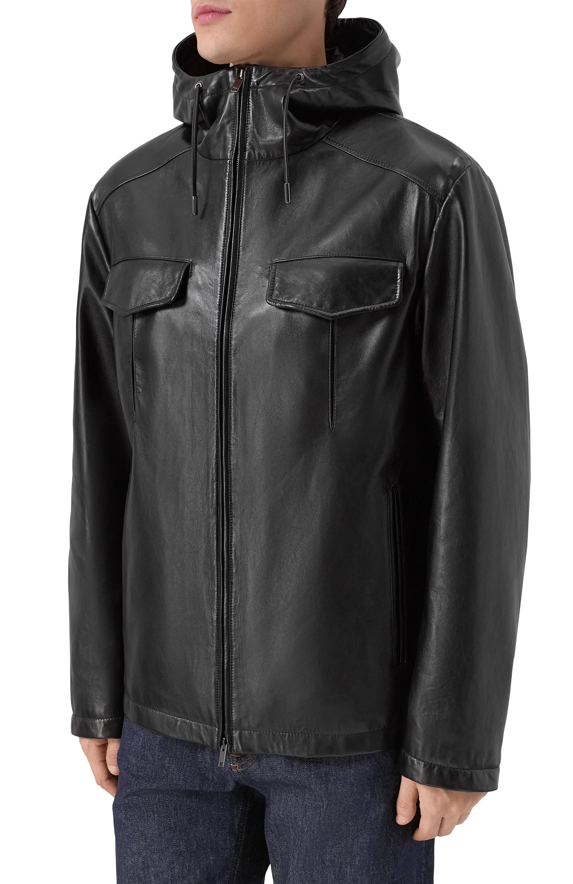 Кожаная куртка MVST, арт. M25.1PM.0003/PL0NGE, фото 3