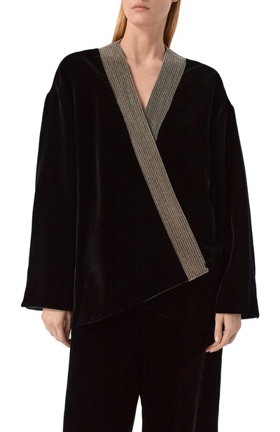 Бархатный жакет GIORGIO ARMANI, арт. GW002002/AF21737, фото 3