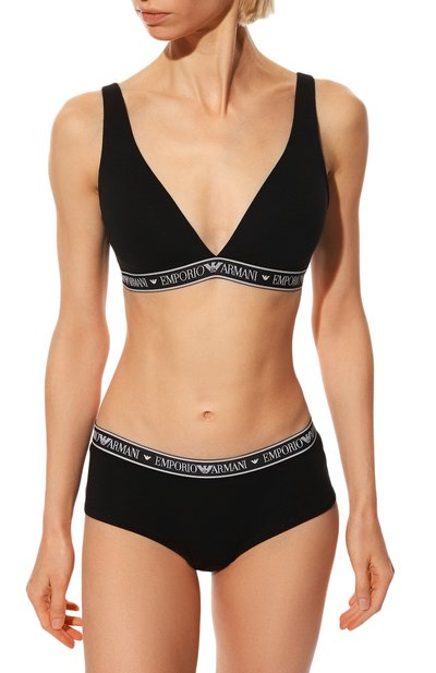 Трусы-шорты EMPORIO ARMANI черного цвета по цене 2710 руб., арт. 163225/2F227, фото 2 Трусы-шорты EMPORIO ARMANI, арт. 163225/2F227, фото 2