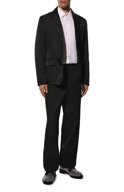 Текстильные дерби PRADA, арт. 2EA151-2AWL-F0Z2D-G000, фото 2