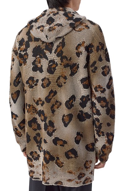 Хлопковый кардиган LANEUS леопардового цвета по цене 76050 руб., арт. S6LAMAKH071, фото 4 Хлопковый кардиган LANEUS, арт. S6LAMAKH071, фото 4