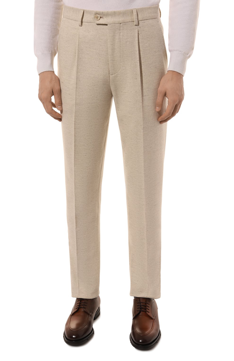 Шерстяной костюм BRUNELLO CUCINELLI светло-бежевого цвета по цене 721000 руб., арт. MY451LDWH, фото 6 Шерстяной костюм BRUNELLO CUCINELLI, арт. MY451LDWH, фото 6