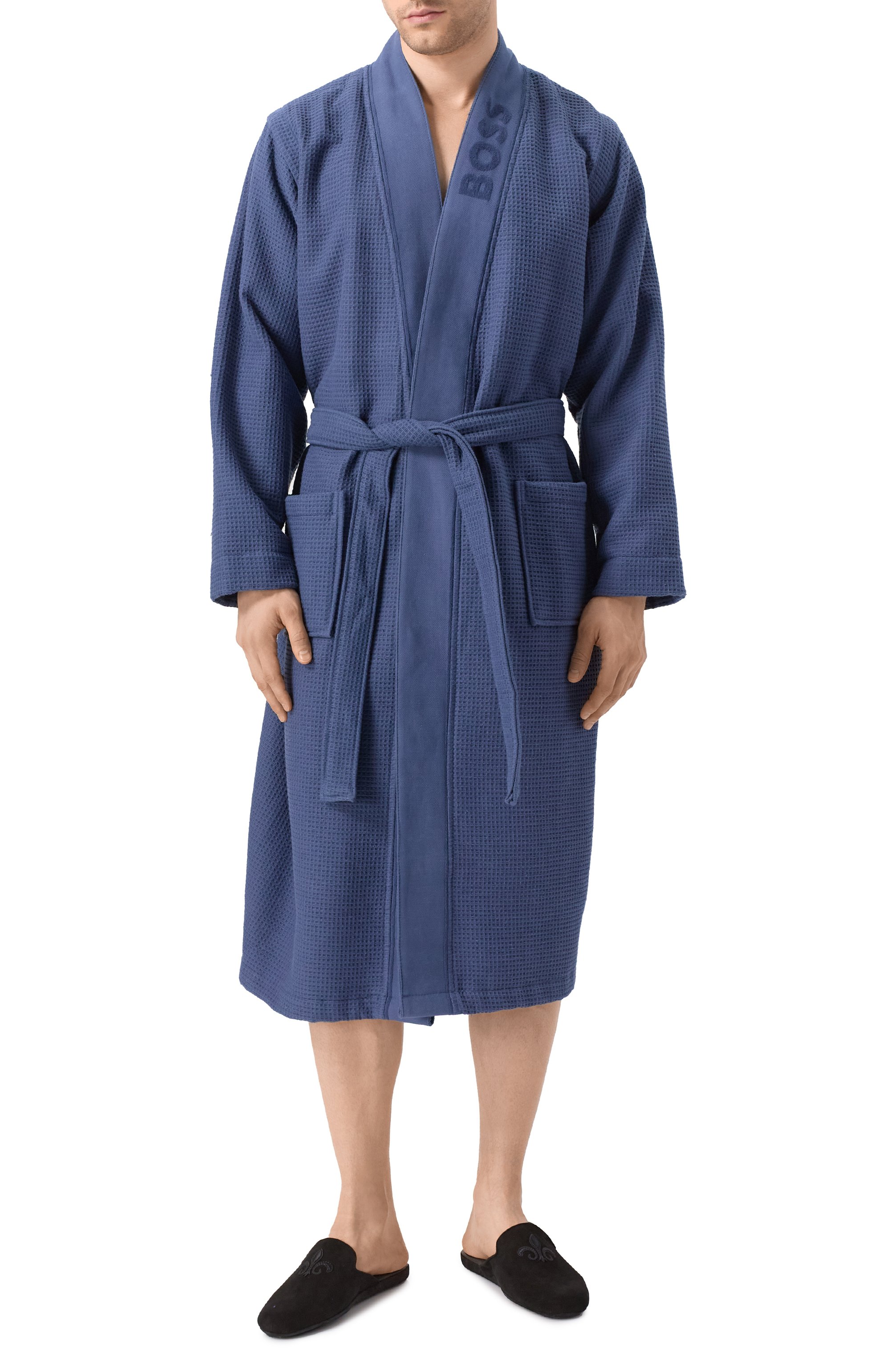 Халат из хлопка и вискозы BOSS, арт. 50469787, фото 2
