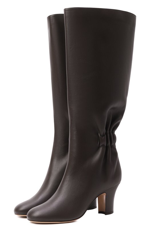 Кожаные сапоги Jannette 70 Ferragamo 01K643/786 Коричневый 01K643/786