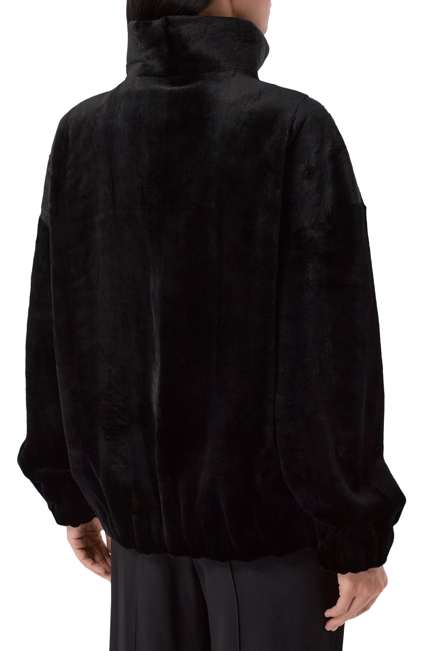 Бомбер из норки MVST черного цвета по цене 1685000 руб., арт. M041/MINK BLACK SHAVED, фото 4 Бомбер из норки MVST, арт. M041/MINK BLACK SHAVED, фото 4