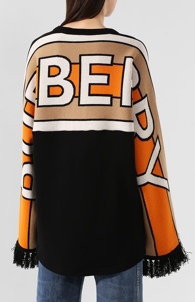 Хлопковый свитер BURBERRY, арт. 8024460, фото 4
