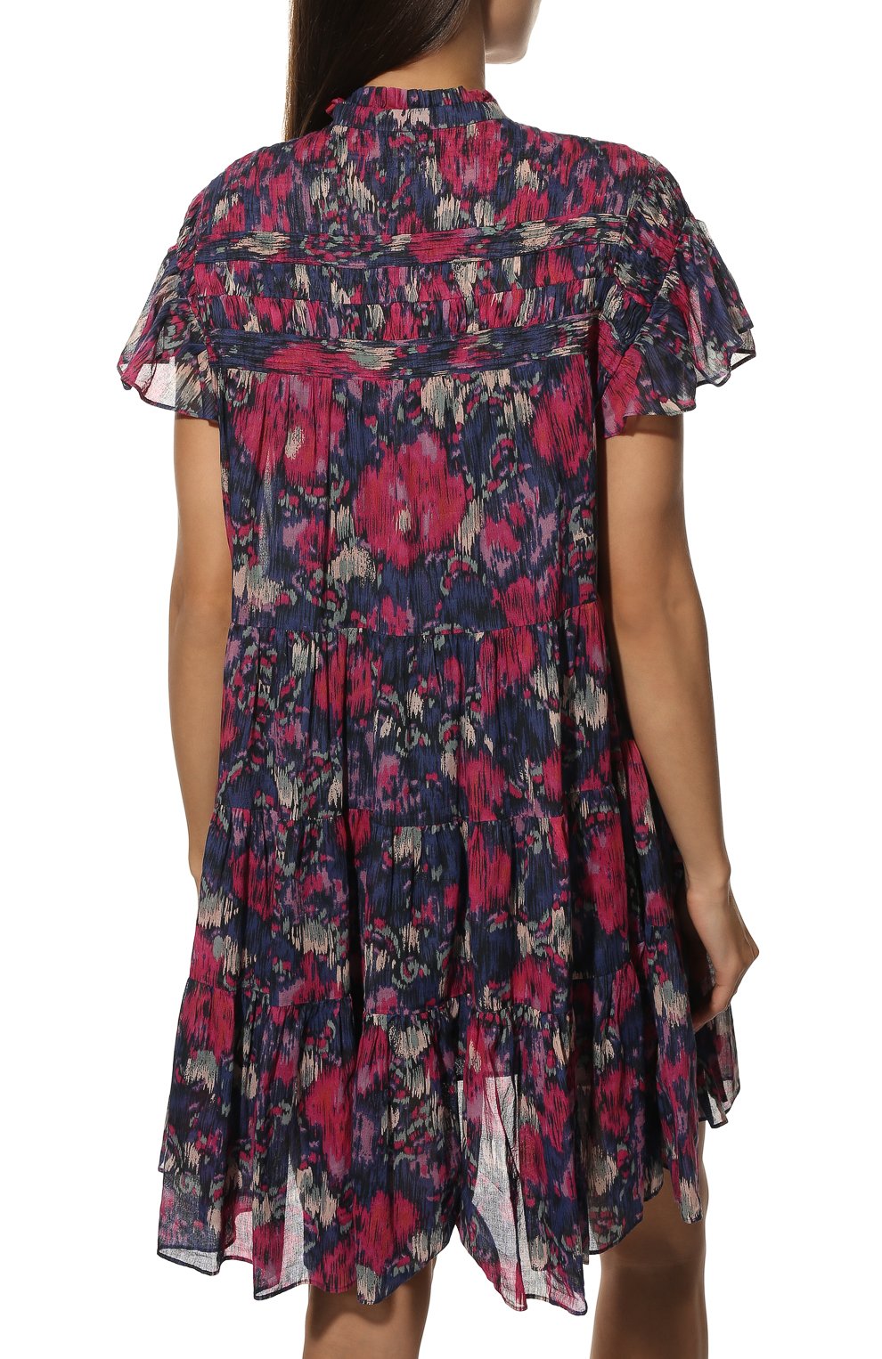 Хлопковое платье ISABEL MARANT ETOILE разноцветного цвета по цене 46550 руб., арт. R01518-22P033E/LANIKAYE, фото 4 Хлопковое платье ISABEL MARANT ETOILE, арт. R01518-22P033E/LANIKAYE, фото 4