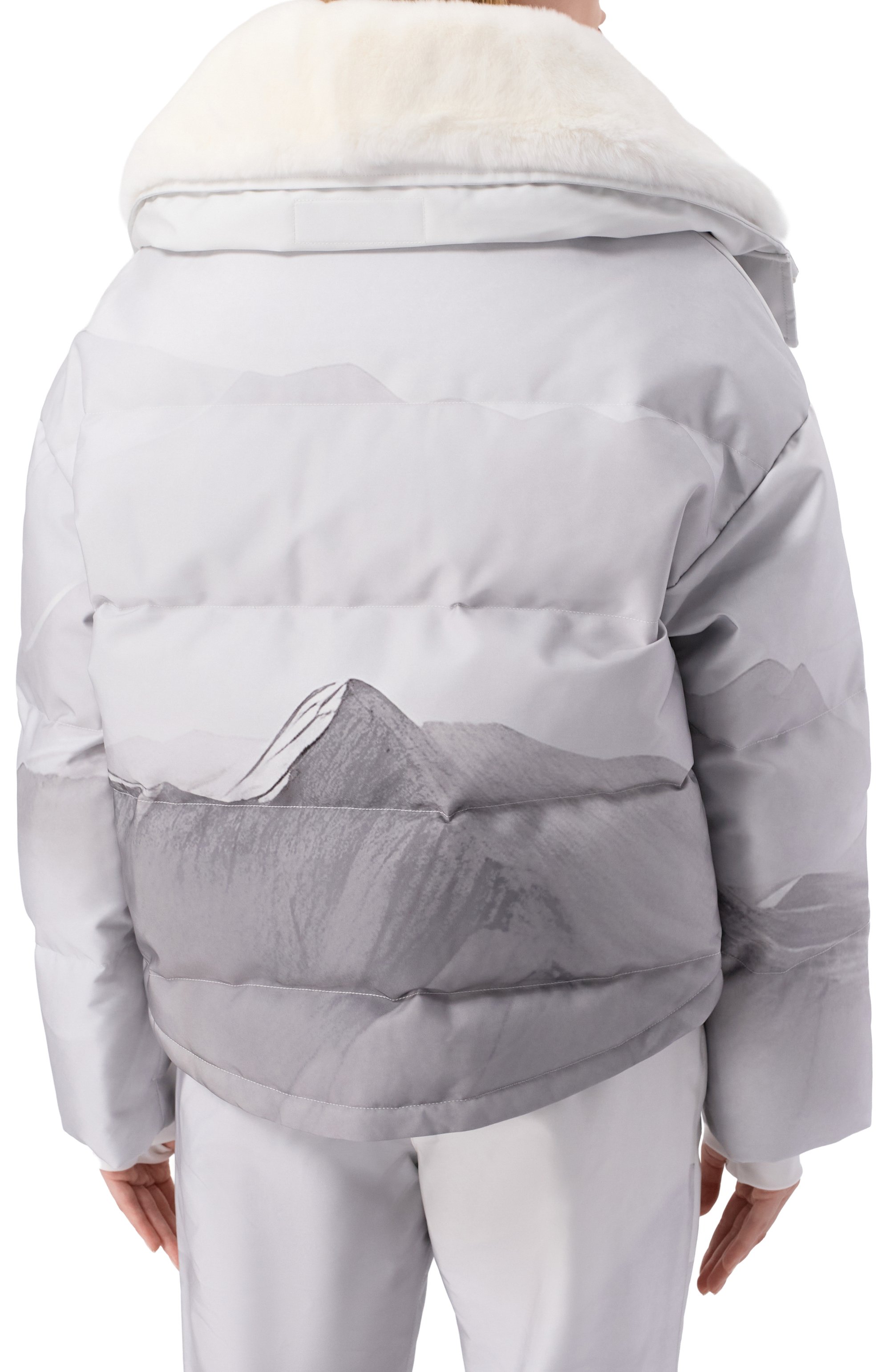 Пуховик с отделкой из кролика YVES SALOMON, арт. KV00460/J19G, фото 4