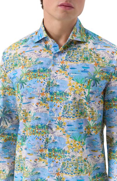 Хлопковая рубашка PAUL&SHARK, арт. 25413208CF, фото 5