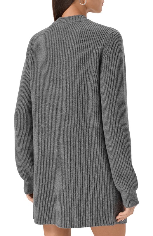 Шерстяное платье Jil Sander J02GP0239/J14737 Серый  J02GP0239/J14737 Фото 4