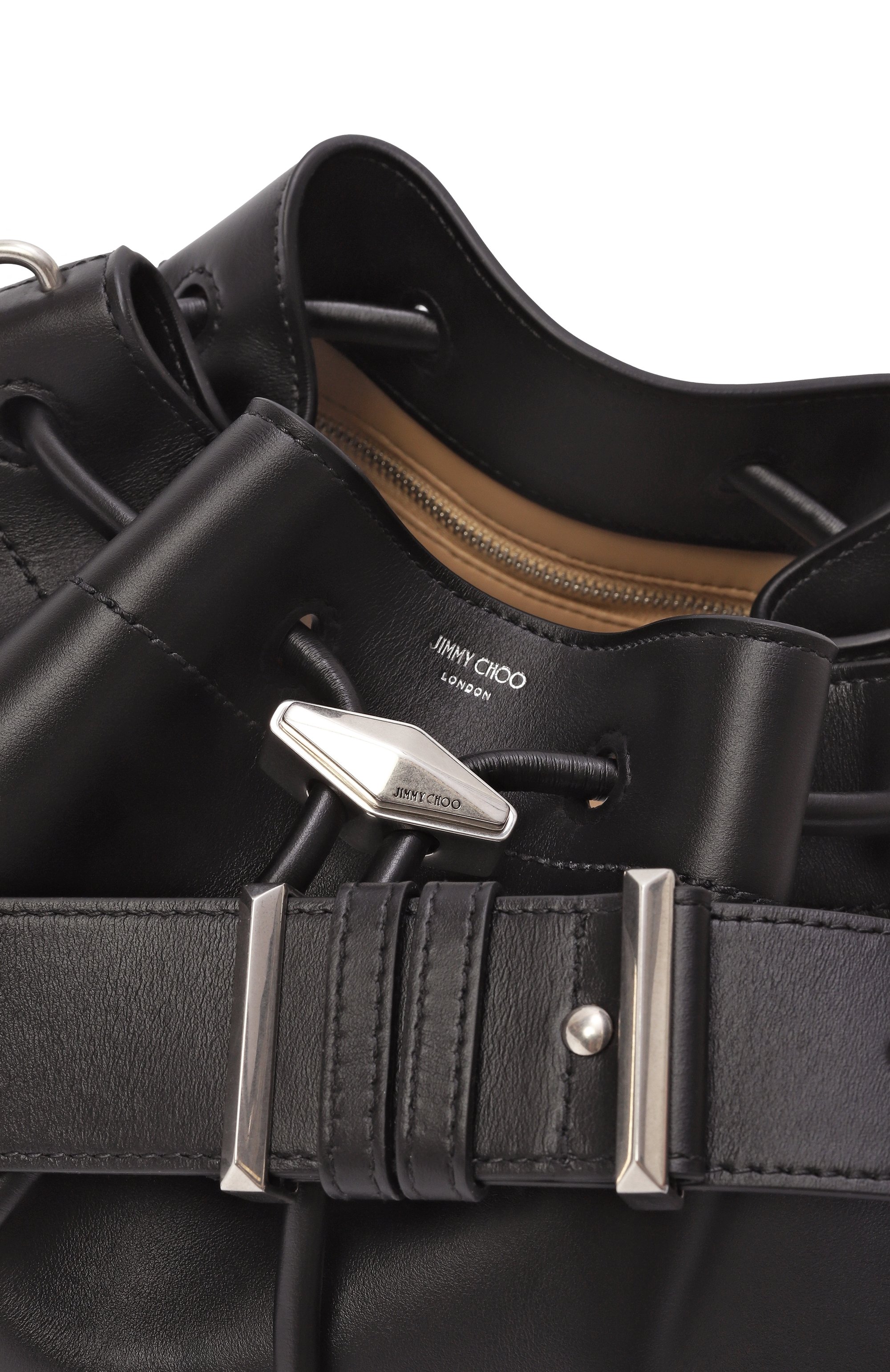 Сумка cinch medium JIMMY CHOO, арт. B0N B0N BCKT E/W/HUT, фото 3