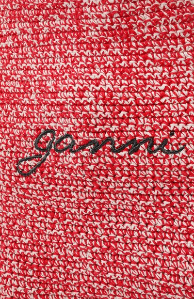 Сумка-тоут GANNI красного цвета по цене 25200 руб., арт. A5813, фото 3 Сумка-тоут GANNI, арт. A5813, фото 3