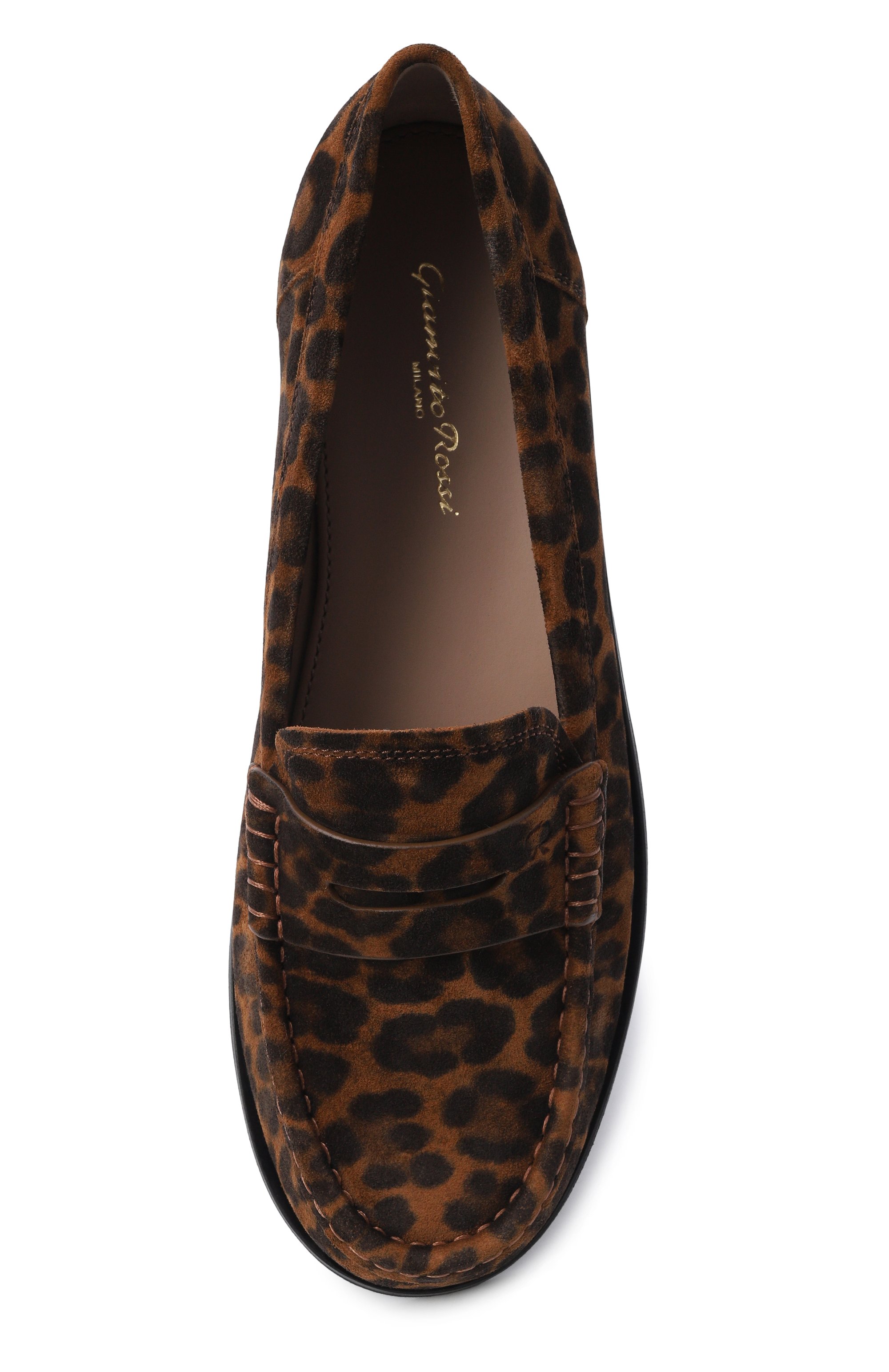 Замшевые лоферы vernon GIANVITO ROSSI леопардового цвета по цене 104500 руб., арт. G25392.10G0M.SUELEPA, фото 6 Замшевые лоферы vernon GIANVITO ROSSI, арт. G25392.10G0M.SUELEPA, фото 6