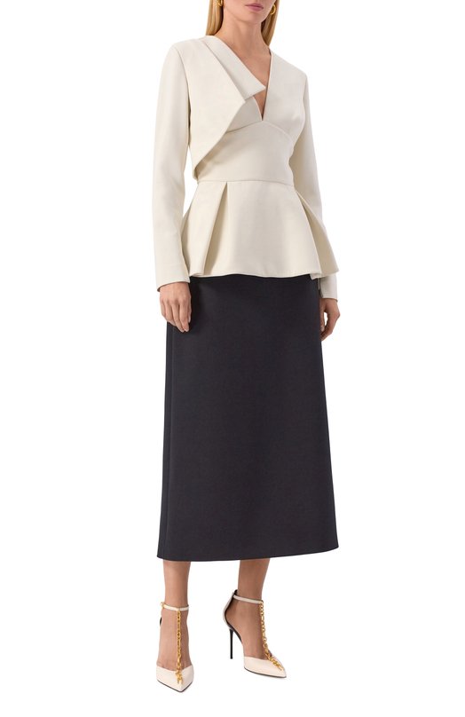 Кожаные туфли Sync 95 Balmain FN1UA152/LVIT Кремовый  FN1UA152/LVIT Фото 3