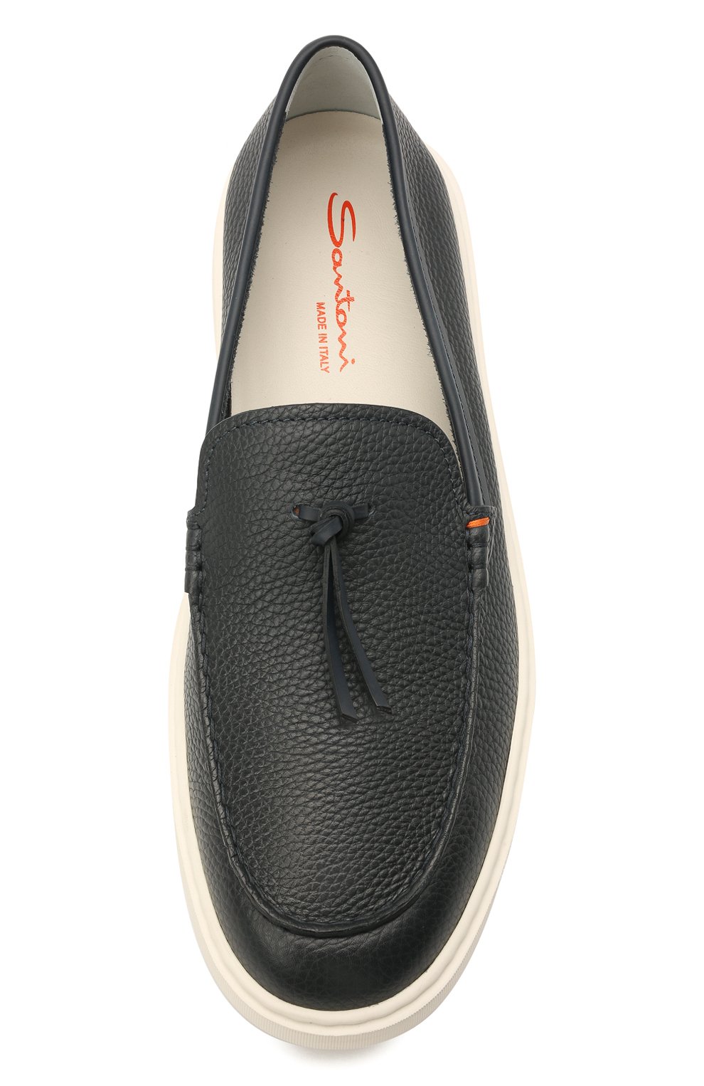 Кожаные лоферы SANTONI, арт. MBCD21439BARCMMDU55, фото 5