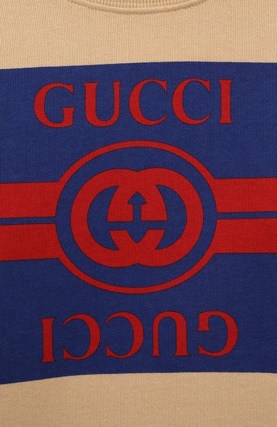 Хлопковый свитшот GUCCI, арт. 771629/XJF5W, фото 3