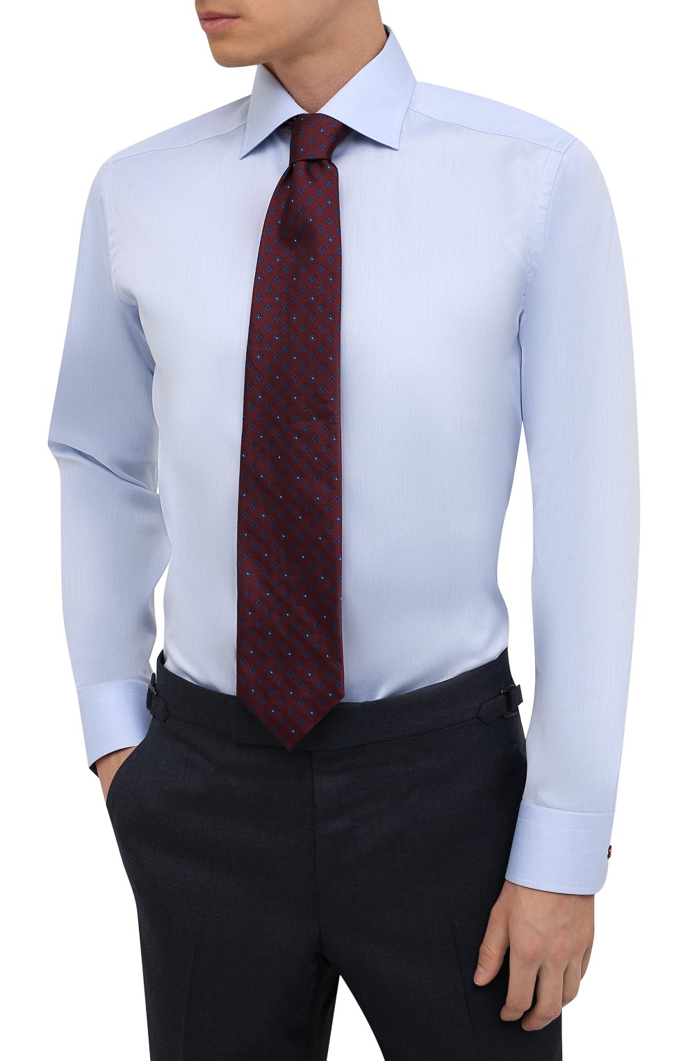 Шелковый галстук ZEGNA бордового цвета по цене 24550 руб., арт. Z2D04T/1XW, фото 2 Шелковый галстук ZEGNA, арт. Z2D04T/1XW, фото 2