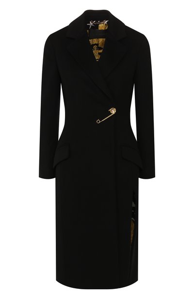 Женское пальто из смеси шерсти и кашемира VERSACE, арт. A83409/A230456