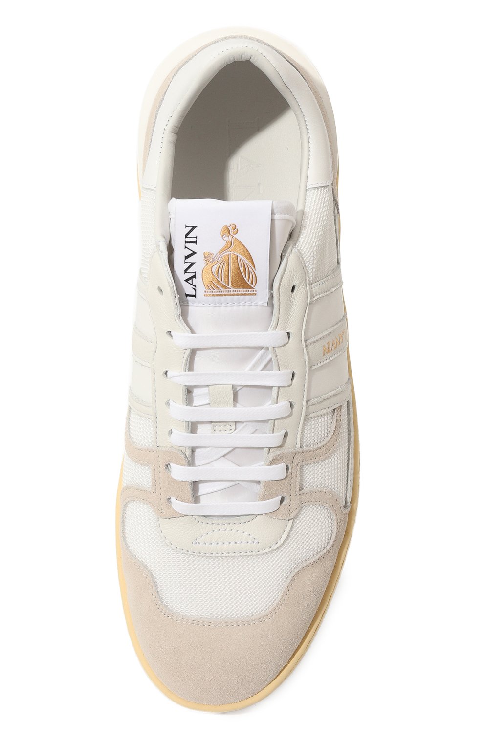 Комбинированные кеды LANVIN, арт. FM-SKDK00-NASH-A20, фото 6