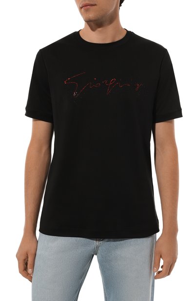 Хлопковая футболка GIORGIO ARMANI, арт. GM000527/TE10333, фото 3