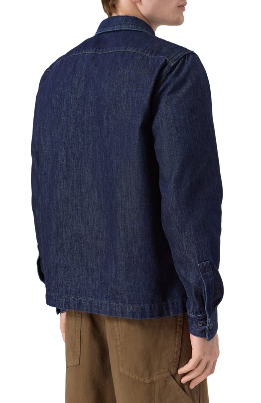 Джинсовая рубашка Dries Van Noten 020725-2381-507 Синий  020725-2381-507 Фото 4
