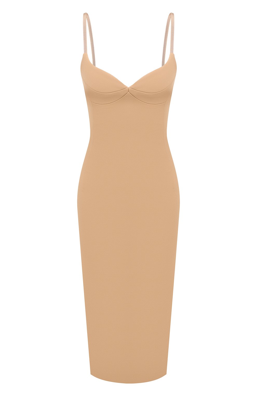 Шерстяное платье CHAPURIN бежевого цвета по цене 105000 руб., арт. D2/19015/27618-м/W22-23, фото 1 Шерстяное платье CHAPURIN, арт. D2/19015/27618-м/W22-23, фото 1