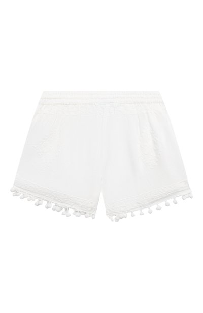 Шорты из вискозы MELISSA ODABASH белого цвета по цене 14640 руб., арт. Baby Sienna 24, фото 2 Шорты из вискозы MELISSA ODABASH, арт. Baby Sienna 24, фото 2
