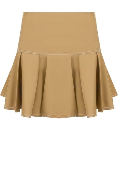 Однотонная мини-юбка с контрастной прос трочкой CHLOÉ, арт. CHC18AJU03063, фото 1