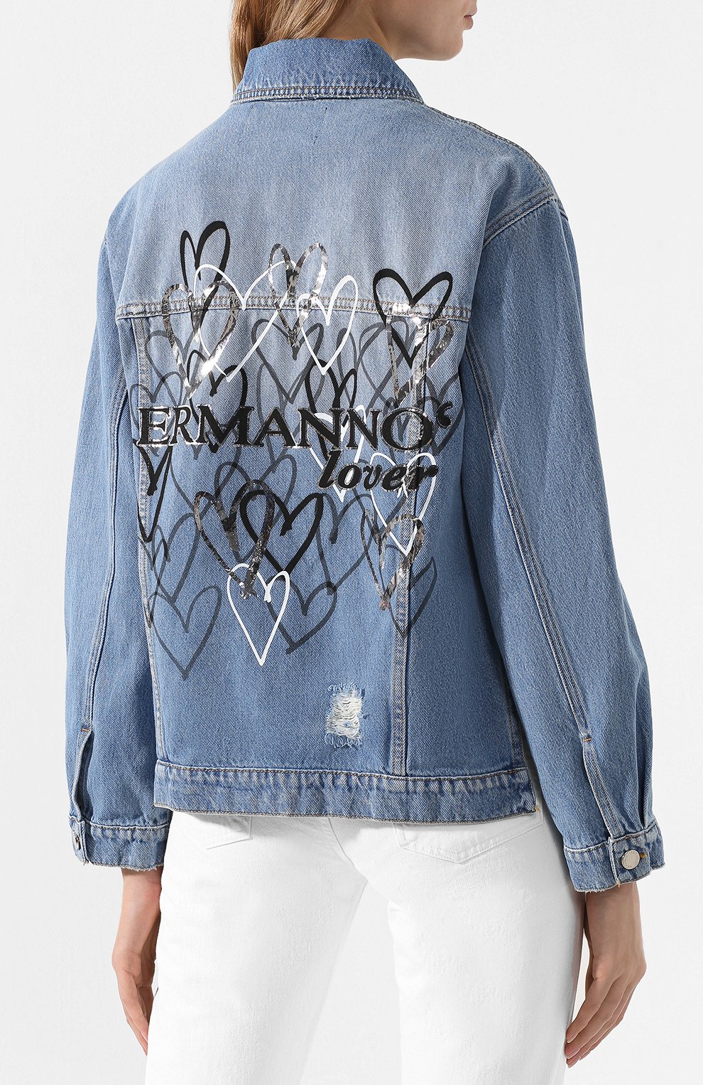 Джинсовая куртка ERMANNO ERMANNO SCERVINO, арт. 44 T CP25 JFE, фото 4