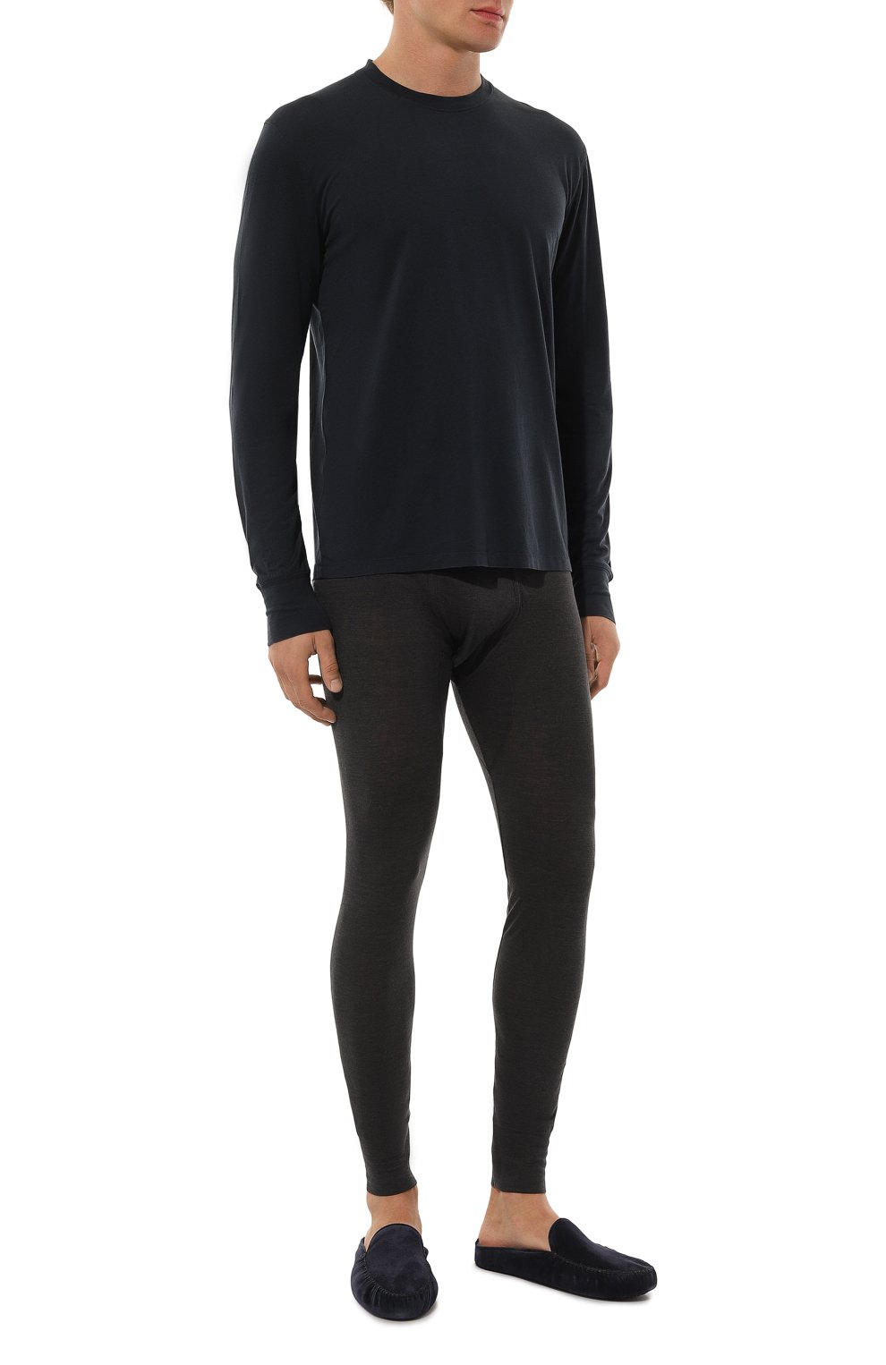 Кальсоны из шерсти и шелка ZIMMERLI темно-серого цвета по цене 26100 руб., арт. 710-1452/M, фото 2 Кальсоны из шерсти и шелка ZIMMERLI, арт. 710-1452/M, фото 2