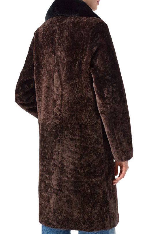 Двусторонняя дубленка с отделкой из кролика Venera M. 26190F-REX100VM Коричневый  26190F-REX100VM Фото 4