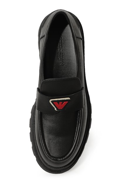 Кожаные лоферы EMPORIO ARMANI, арт. XYA001/X0I75, фото 4