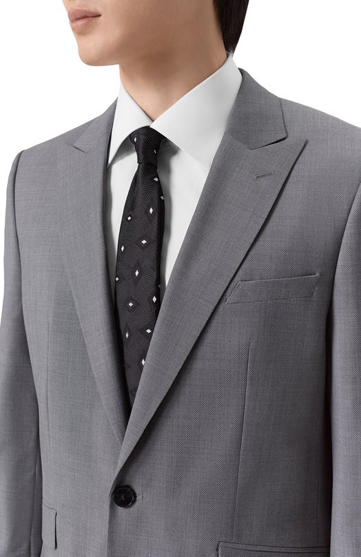 Шерстяной пиджак HUGO 50555240 Серый  50555240 Фото 5