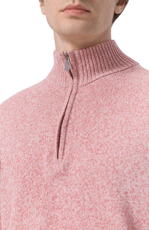 Хлопковый джемпер Andrea Campagna M5426-8076 Розовый  M5426-8076 Фото 5