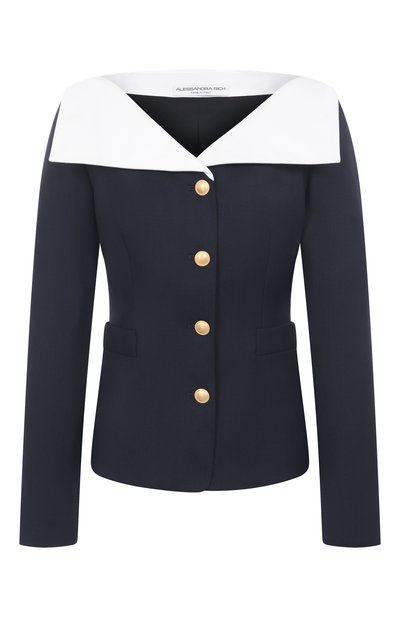 Женский шерстяной жакет ALESSANDRA RICH, арт. FABX3993-F4494