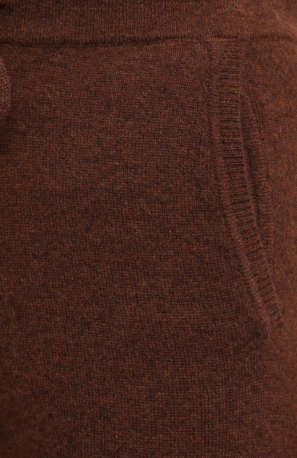 Кашемировые джоггеры NOT SHY коричневого цвета по цене 23350 руб., арт. 3701008C, фото 5 Кашемировые джоггеры NOT SHY, арт. 3701008C, фото 5