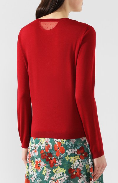 Кардиган из смеси кашемира и шелка REDVALENTINO, арт. RR3KA00V/1W7, фото 4