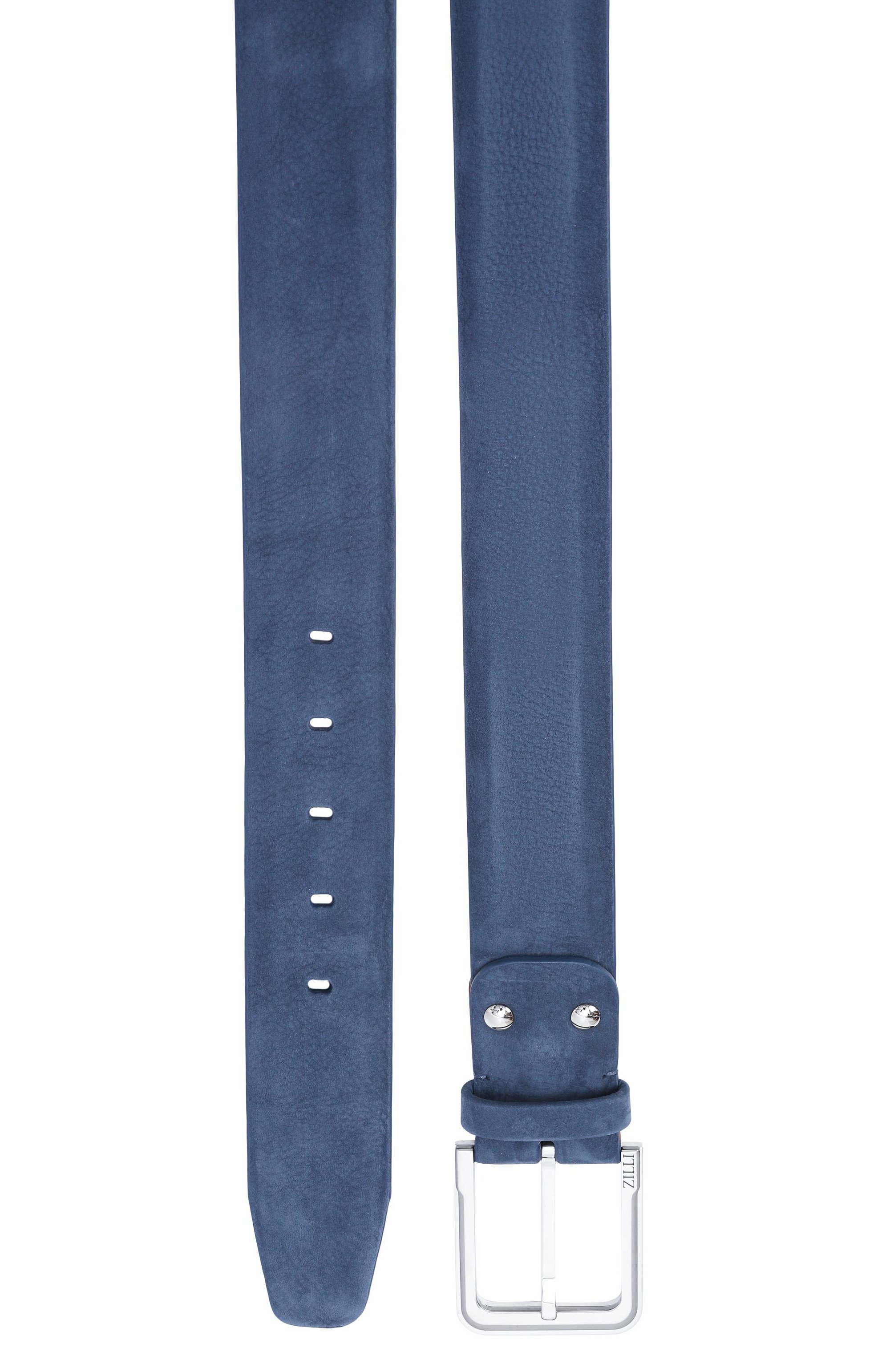 Ремень из нубука ZILLI, арт. B12040M1982VPALRU/120, фото 3
