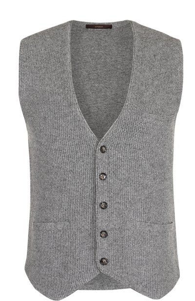 Жилет на пуговицах из смеси шерсти и вискозы с кашемиром WINDSOR, арт. 13 PI0S-G 10001642, фото 1